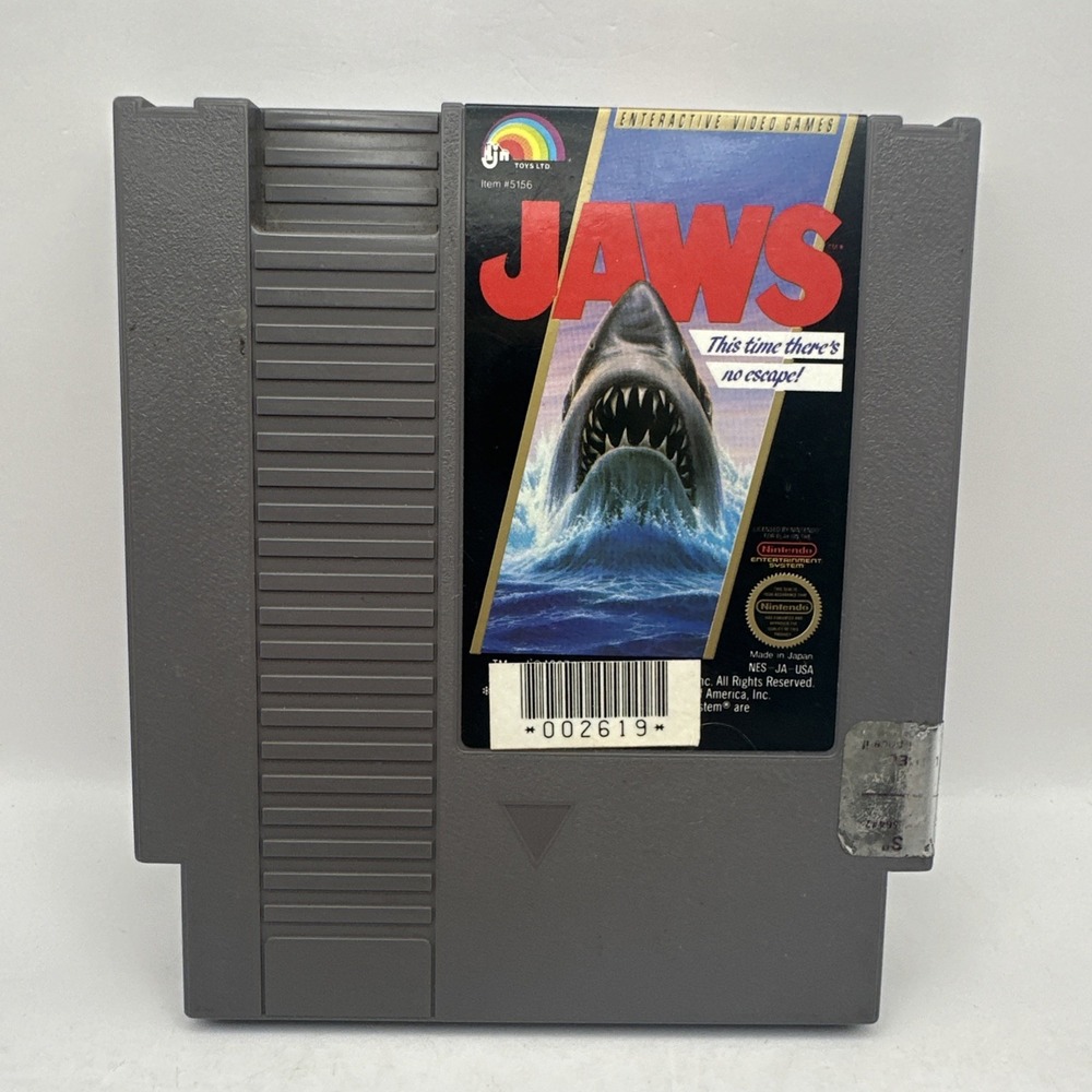 Jaws Nintendo NES Game Cartridge